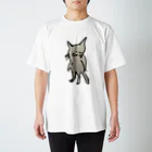 Hk/H/oの片足靴下にゃす子 Regular Fit T-Shirt