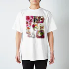 白石拓也のボールペン画と可愛い動物 Regular Fit T-Shirt