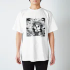 ジェノムギャラリーの兎は音楽が大好き No.142 Regular Fit T-Shirt