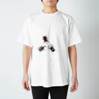 Drecome_Designのいたずらデザイン(ちょっとカブトムシついてますよ) Regular Fit T-Shirt