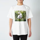 しろこまやのうさぎのお散歩 Regular Fit T-Shirt