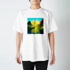 million-mindの雨に濡れた石畳 Regular Fit T-Shirt