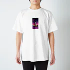 Neon Cat UniverseのSushi Chef Cat | Neon Cat Universe Regular Fit T-Shirt