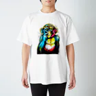 クレイジーモンキーズの「DEEP THOUGHTS」 Regular Fit T-Shirt