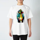 クレイジーモンキーズの「ROCK'N'MONKEY」 Regular Fit T-Shirt