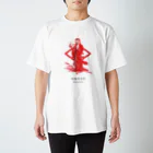 d-fabの火吹だるま（赤）〈Hifuki-daruma(red)〉 Regular Fit T-Shirt