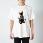 ミケネコ屋のNO CAT NO LIFE キジトラ Regular Fit T-Shirt