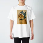 ninja-C0wDuT9c0wGbのサメ猫 Regular Fit T-Shirt