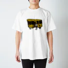 ASD そうちゃんの絵たちのそうちゃんとスクールバス Regular Fit T-Shirt