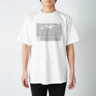 アタマスタイルの元素周期表(原子番号順)：化学：学問・科学 Regular Fit T-Shirt