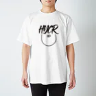 Stay-on-Baby!!の HYPER CRANKER Type5 Black Regular Fit T-Shirt