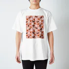 Makanaのおばけパーティー風呂敷（ピンク）　≪mayumi作≫ Regular Fit T-Shirt