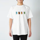 いそがしくてもメシのぎゅうにゅうさんと仲間たち Regular Fit T-Shirt