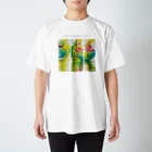 Aki Kuboki ONLINE SHOPのオウムシリーズ Regular Fit T-Shirt