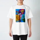 Otti OuriのRED→BLUE Regular Fit T-Shirt