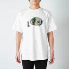 ウチダヒロコ online storeの遺伝子から思考へ Regular Fit T-Shirt