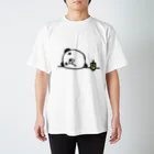にしもんのキャラクターグッズのぱんだのえるのふてくされＴシャツ Regular Fit T-Shirt