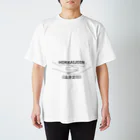 『Nothing Is Real』-- IN SUZURIの仏印h.t.（法界定印）黒 Regular Fit T-Shirt