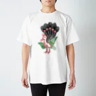 麻雀ロゴTシャツショップ 雀喰 -JUNK-の麻雀牌 1索 イーソウ 絵柄のみ＜索子> Regular Fit T-Shirt