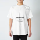 『Nothing Is Real』-- IN SUZURIの仏印h.t.(上品下生）黒 Regular Fit T-Shirt