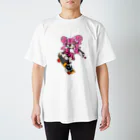 NerdCatHoodiesのNerdCatHoodies SK8 girl 5 Regular Fit T-Shirt