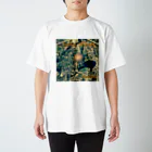 仁英羅(nierah)の哀愁きのこTシャツ 淡色Ver. Regular Fit T-Shirt