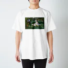 HermannStrasseのモネとグリーンイグアナ Regular Fit T-Shirt