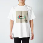 【全盲の絵描き】オバケのタムタムの【全盲の画家】ししゃもトースト Regular Fit T-Shirt