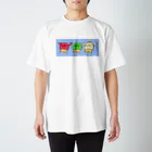 薮乃ランのかぷ丸トリオ（青） Regular Fit T-Shirt