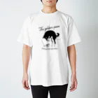 The golden pass.の釣り黒柴犬 Regular Fit T-Shirt
