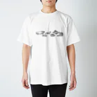 はんこや　ののの並ぶ古代生物たち（短い版） Regular Fit T-Shirt