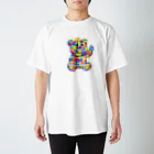happy_autismのhalokuma （ハロクマ- A） Regular Fit T-Shirt