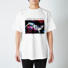 箱庭金魚❀暁姫のCollaboration with autism 桜トライバルレオパ Regular Fit T-Shirt