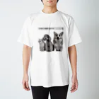niuniunyuの多様性を尊重する社会with犬猫 Regular Fit T-Shirt