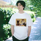 モカちゃんのモカちゃんとゴマちゃん Regular Fit T-Shirt