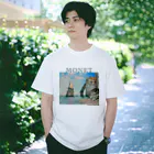 MUGEN ARTのモネ　エトルタの断崖  Claude Monet Regular Fit T-Shirt