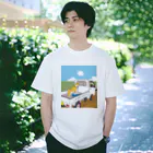 とやまソフトセンターの柴と軽トラ by O-chan Regular Fit T-Shirt