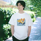 コーギーライフの水遊びコーギー Regular Fit T-Shirt