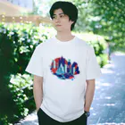 原ハブ屋【SUZURI店】のMARINA HIRATA × 原ハブ屋 Regular Fit T-Shirt