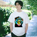 クレイジーモンキーズの「PRIMAL SCREAM」 Regular Fit T-Shirt
