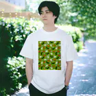 Makanaのおばけパーティー風呂敷（緑）　≪mayumi作≫ Regular Fit T-Shirt