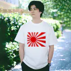 旭日ショップの【左右反転】旭日旗Tシャツ　左寄せ Regular Fit T-Shirt