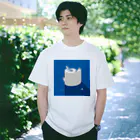 さかたようこ / サメ画家の夜のSAME Paper Regular Fit T-Shirt