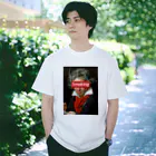 DRIPPEDのくわえタバコの男性 咥えタバコの男性-Beethoven ベートーヴェン-T Regular Fit T-Shirt