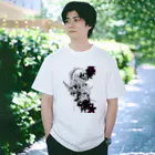 皐月 恵 -Kei Satsuki-の✝︎(White ver.) Regular Fit T-Shirt