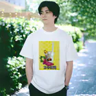 壺焼き芋専門店 甘すぎてごめんねの「芋に溺れてラテ」 Regular Fit T-Shirt