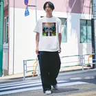 ドット絵グッズ販売の富士山を眺める二人 Regular Fit T-Shirt