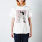 keeeeeep smilingの猫とチュッパチャプスと私 Regular Fit T-Shirt