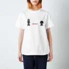 カトユリの黒うさぎ Regular Fit T-Shirt