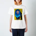 Otti Ouriの青いライオン黄色い風 Regular Fit T-Shirt